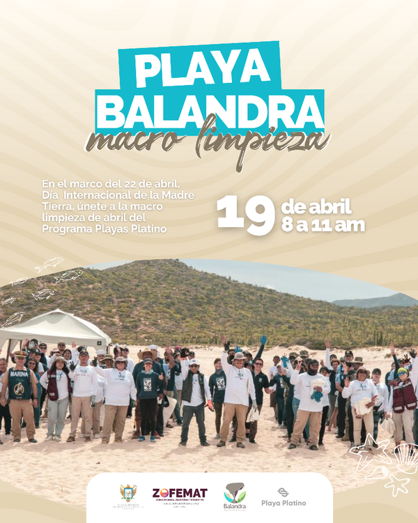 Invitan a la quinta macro limpieza de la Playa Balandra