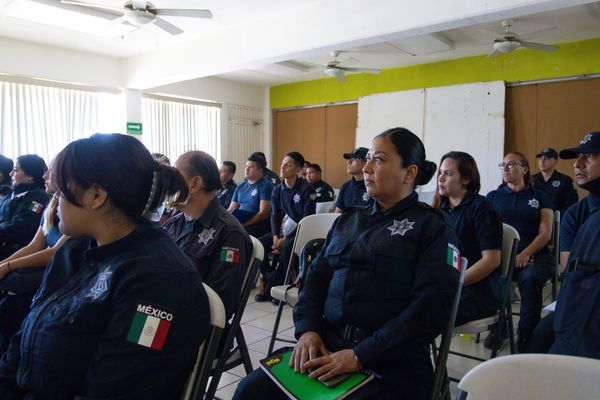 222 Policías Auxiliares reciben capacitación en temas de función policial, protección y vigilancia en el curso de “Dignificación Policial”
