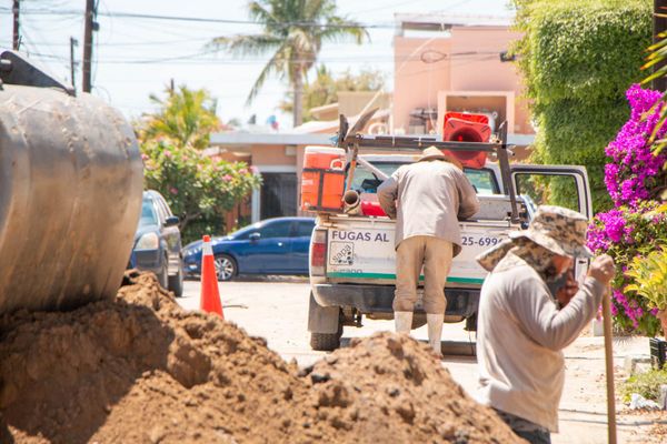 Atendidas 149 fugas por el OOMSAPAS La Paz, en el transcurso del 8 al 14 de julio