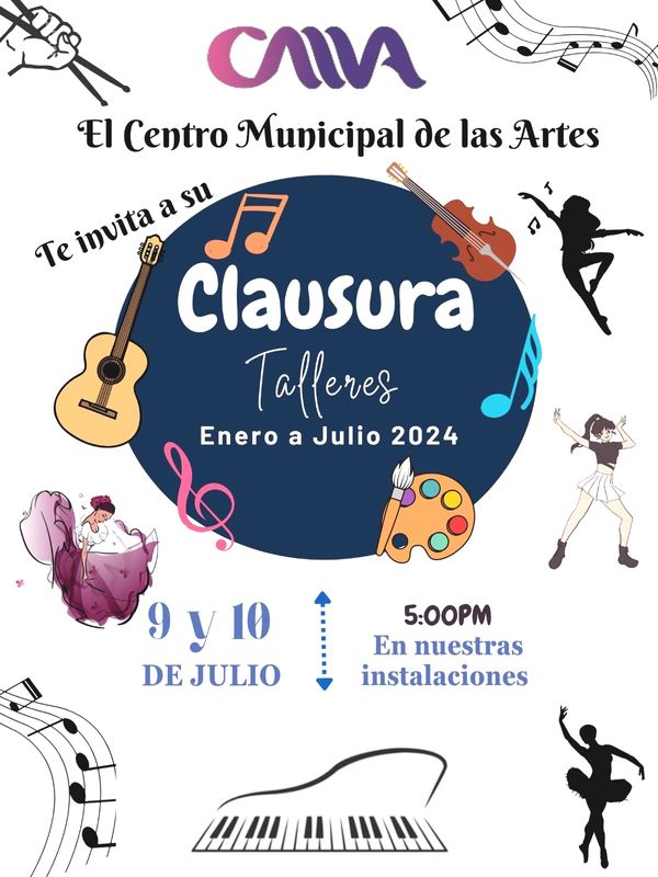 Clausurarán los Cursos del Centro Municipal de las Artes