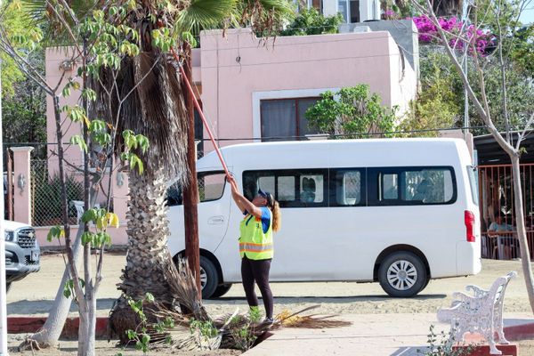 Realiza Servicios Públicos Municipales limpieza en el Barrio de San Ignacio