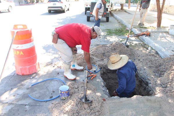 Atendidas 304 fugas por OOMSAPAS La Paz, durante la semana pasada