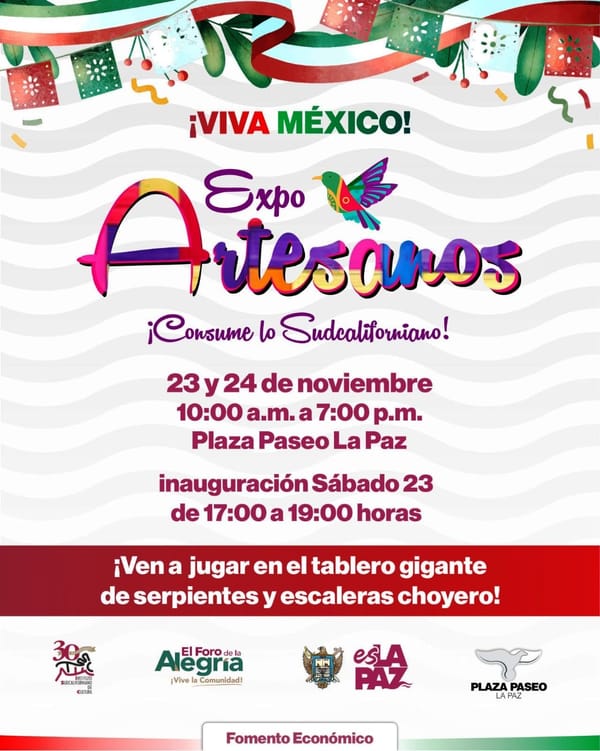 Ayuntamiento de La Paz invita a la “Expo Artesanos 2024”