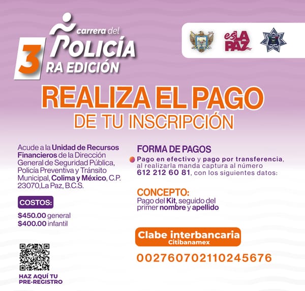 Continúan abiertas las inscripciones para la “Carrera del Policía 2024”