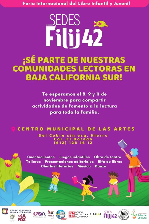 Invitan a la Feria Internacional del Libro Infantil y Juvenil Filij en La Paz