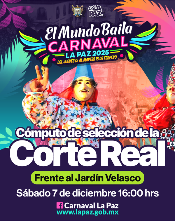 Todo listo para el cómputo de elección de la Corte Real del Carnaval La Paz 2025
