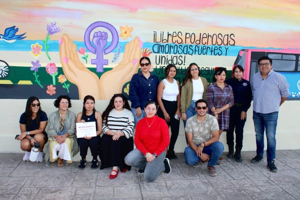 Presentan mural sobre “Movilidad con igualdad de género”