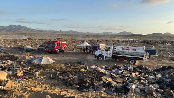 Incendio en relleno sanitario de Todos Santos ha sido contenido
