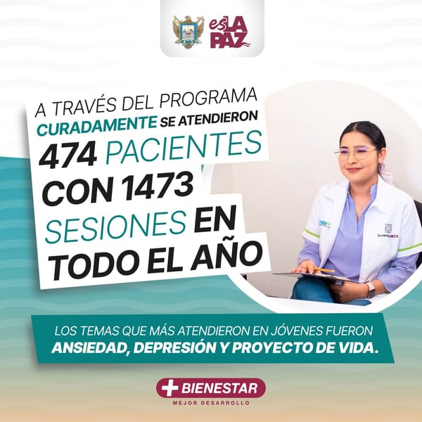 Brindan más de 1,400 terapias gratuitas para jóvenes paceños en 2024