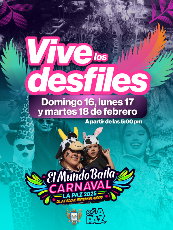 Este domingo inician los tradicionales desfiles del Carnaval La Paz 2025