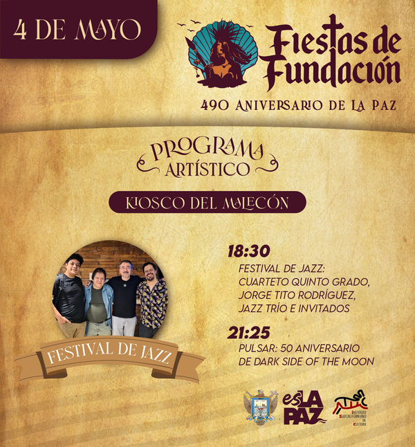 Todo listo para las Fiestas de Fundación de La Paz 2025