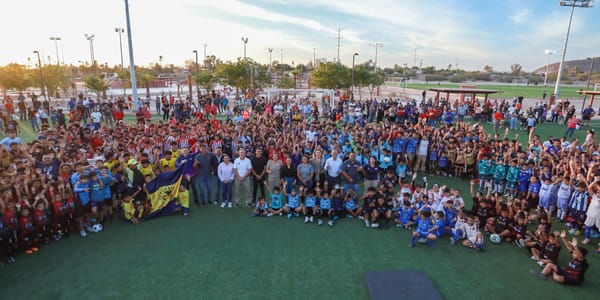 Inaugura Milena Quiroga Primer Torneo Municipal de Fútbol por La Paz