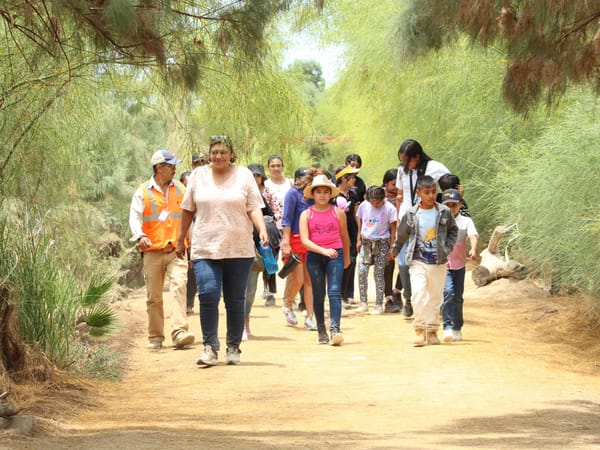 Cerca de 50 estudiantes de Melitón Albáñez visitaron el eco parque y participaron en actividades ambientales