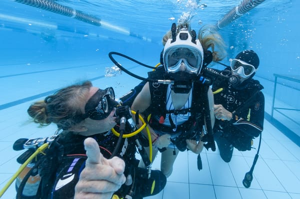 Realizan con éxito la segunda jornada de buceo inclusivo