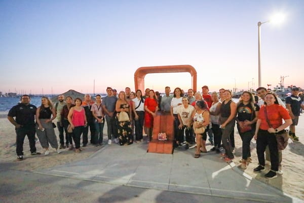 Inaugura Milena Quiroga primer bebedero de Agua Bienestar en el malecón de La Paz