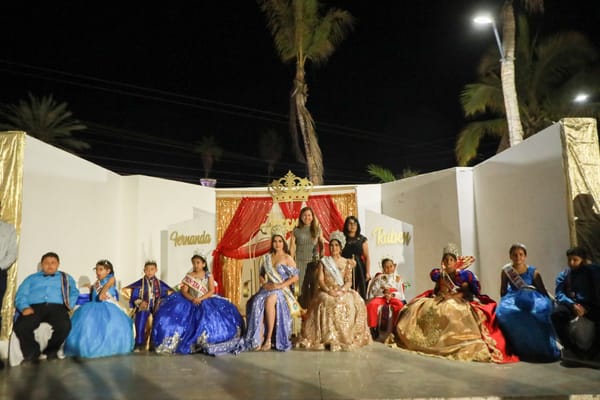 Milena Quiroga encabeza las primeras fiestas tradicionales de El Pescadero