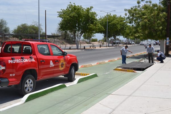 Protección Civil Municipal de La Paz realiza recorridos preventivos en zonas de riesgos