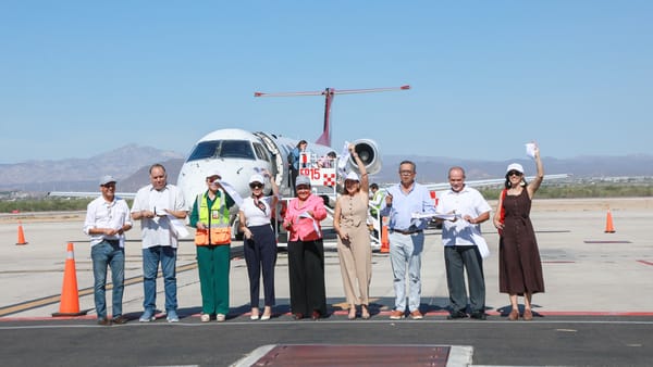 La Paz se conecta por primera vez con Aguascalientes a través de TAR México