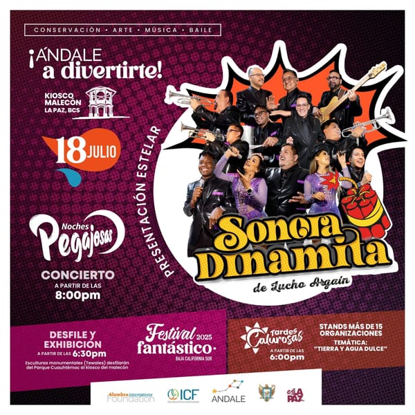 Invitan al programa de Noches Pegajosas, este viernes 18 de julio