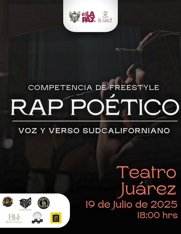 Todo listo para la batalla de freestyle en el Teatro Juárez