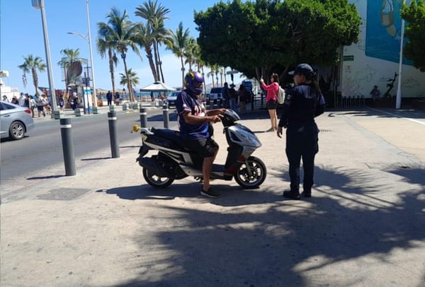 Refuerza seguridad pública acciones para garantizar ordenamiento y seguridad peatonal en el malecón