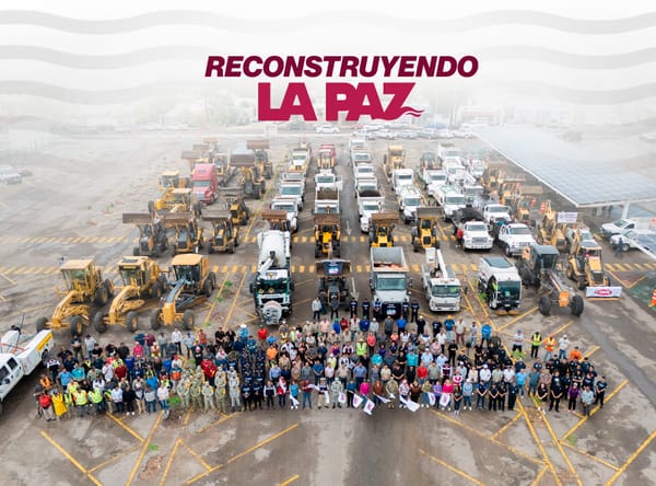 Arranca programa de limpieza y bacheo “Reconstruyendo La Paz”