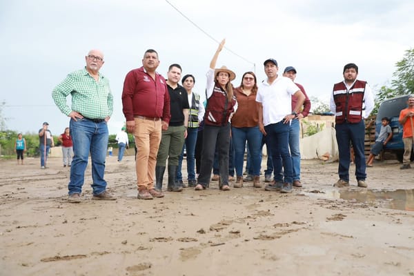 Supervisa Milena Quiroga afectaciones en la delegación de El Carrizal