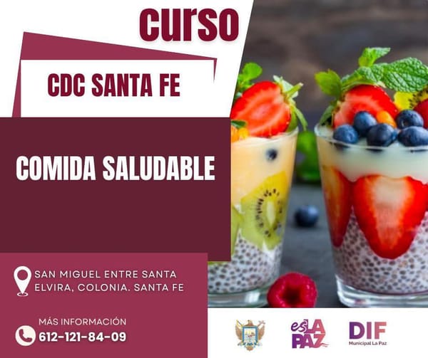 DIF La Paz invita a cursos gratuitos en el CDC de la colonia Santa Fe
