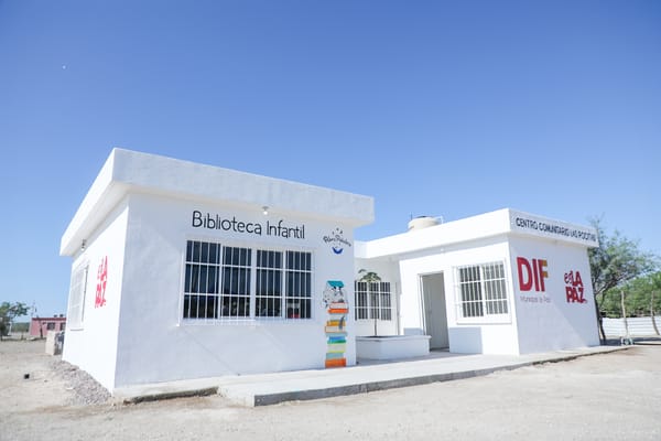 Inaugura Milena Quiroga biblioteca infantil en Las Pocitas