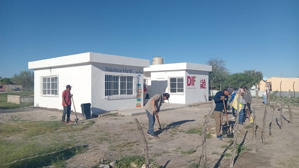 Servicios Públicos Municipales realiza trabajos de mantenimiento en DIF Las Pocitas