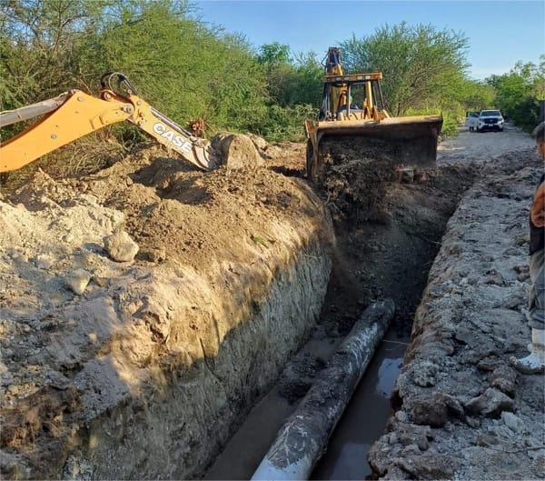 Concluyen los trabajos de reparación del acueducto Carrizal–La Paz