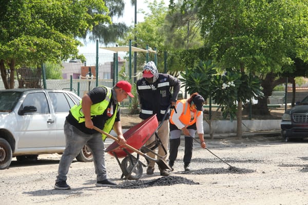 Reforzó Ayuntamiento de La Paz labores de bacheo en septiembre con más de 250 m³ de carpeta asfáltica