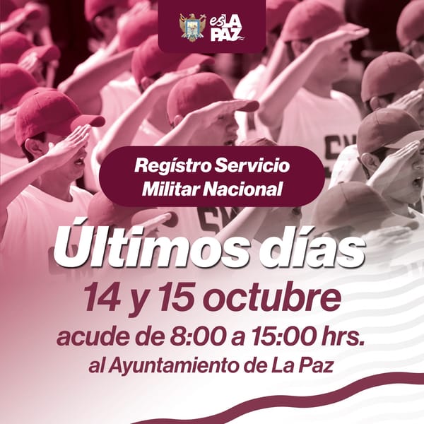 Últimos días para registrarse al Servicio Militar Nacional en La Paz