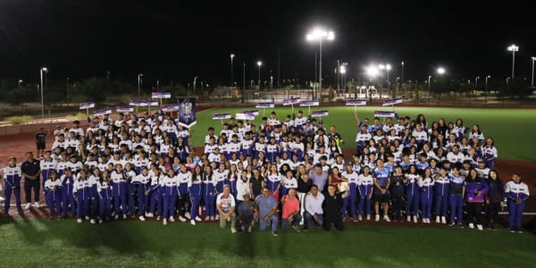 Abandera Milena Quiroga a deportistas que representarán La Paz en Olimpiada Estatal