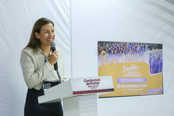 Destaca Milena Quiroga acciones para erradicar la violencia de género