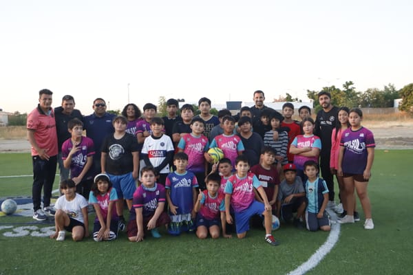 Trabajan Ayuntamiento y Club Atlético La Paz en los Centros Impulso de fútbol