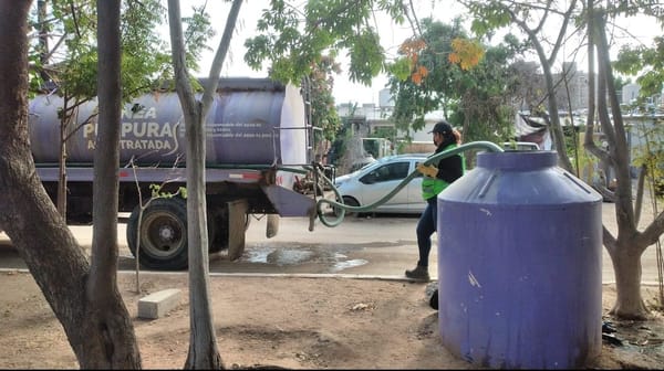 Servicios Públicos de La Paz reutiliza más de 200 mil litros de agua tratada con la Pipa Púrpura