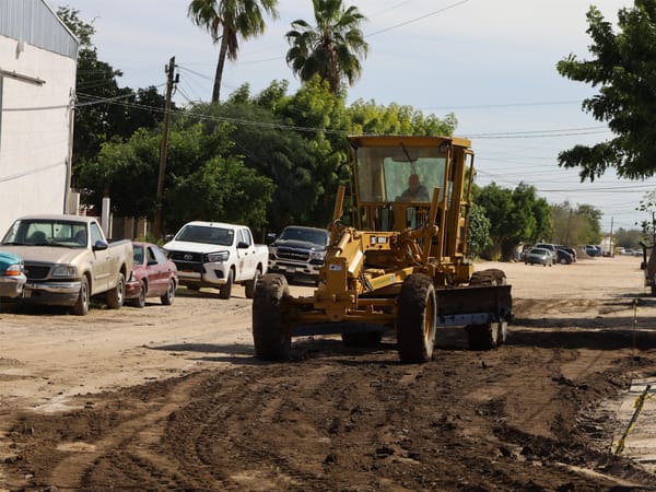 Atiende Ayuntamiento de La Paz vialidades afectadas en Chametla