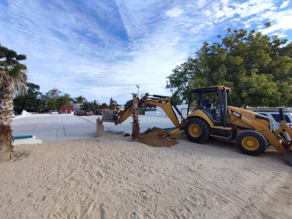 Realiza Gobierno Municipal rehabilitación de espacios públicos en El Sargento