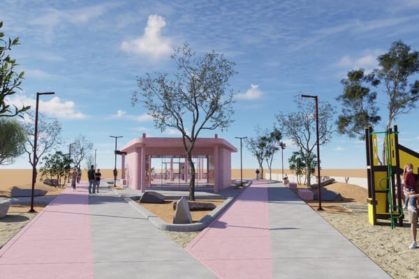 Inicia construcción de la Alamedita en Villas de Guadalupe