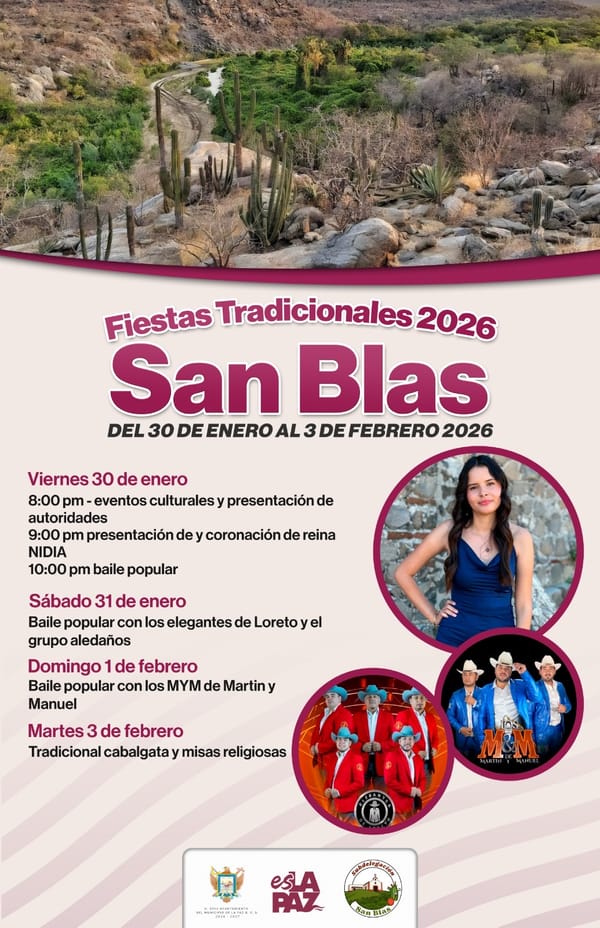 Todo listo para las Fiestas Tradicionales de San Blas en el municipio de La Paz