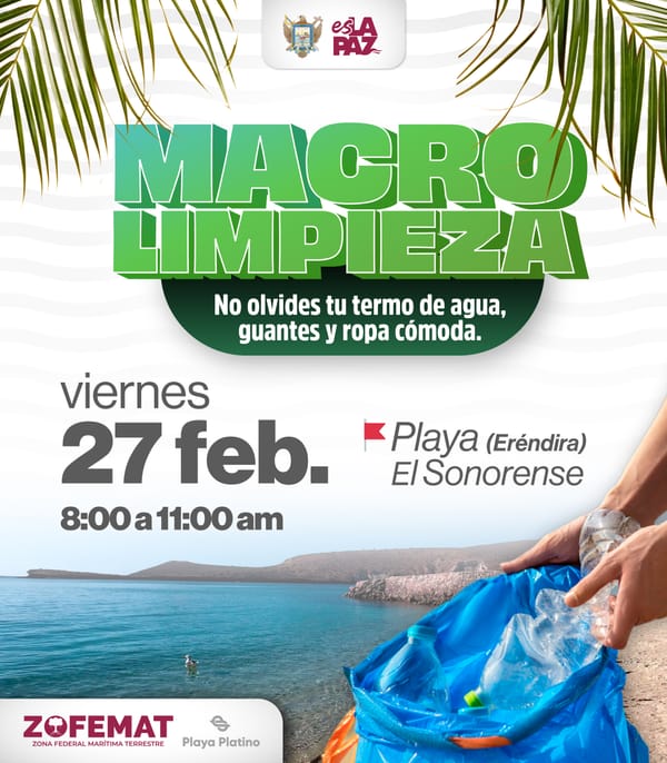 Invitan a una macro limpieza en playa El Sonorense