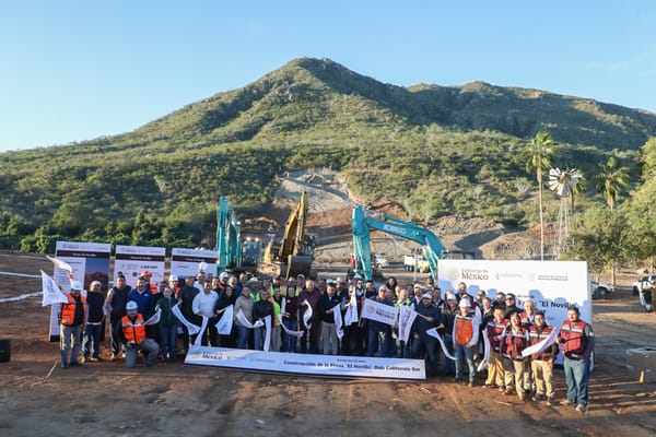 Encabeza Milena Quiroga inicio de obra histórica de la presa “El Novillo”