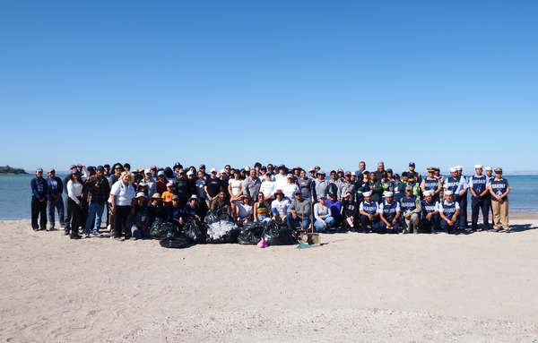 Recolectan 62 kilogramos de residuos en Macro Limpieza en playa El Sonorense