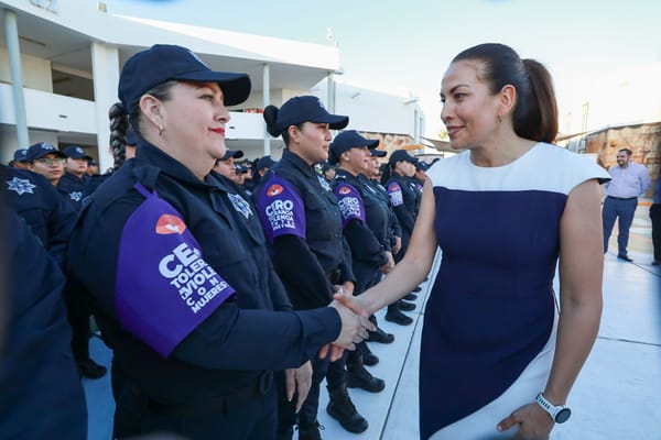 Milena Quiroga da resultados en seguridad: La Paz tiene la policía mejor pagada y preparada de BCS, está entre las más remuneradas del país