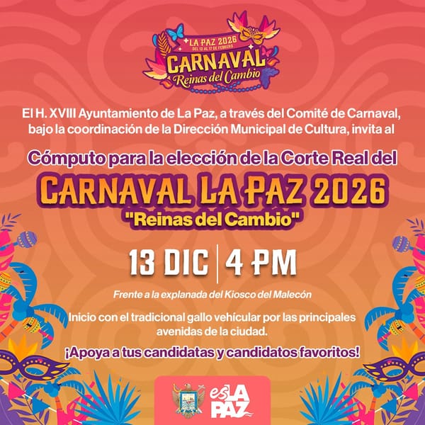 Invitan al cómputo de elección de candidatos a la Corte Real del Carnaval La Paz 2026
