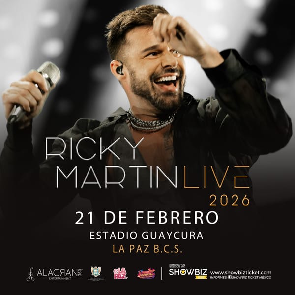 Ricky Martin en el Carnaval La Paz 2026 “Reinas del Cambio”