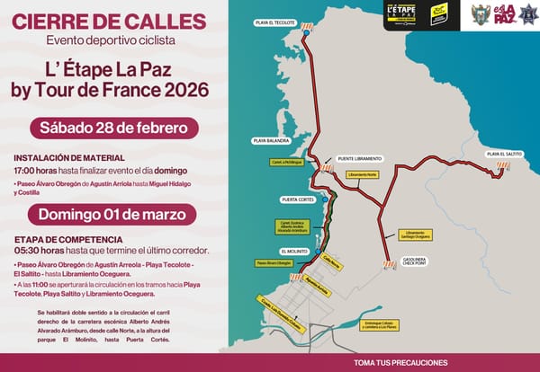 Anuncian cierre total a la circulación en calles del malecón y playas cercanas