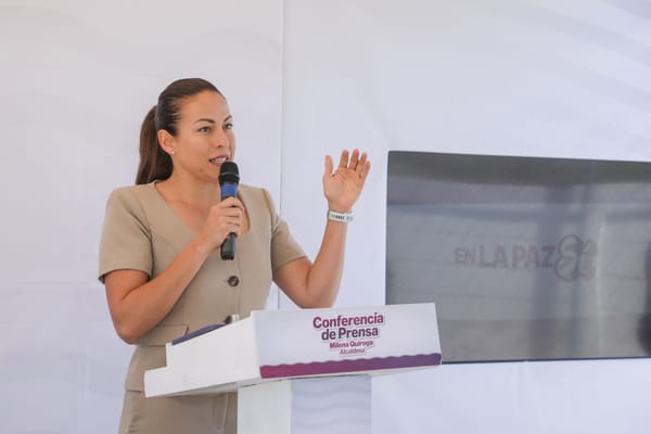 Milena Quiroga refuerza el Plan Más Agua para La Paz con nuevos tanques elevados