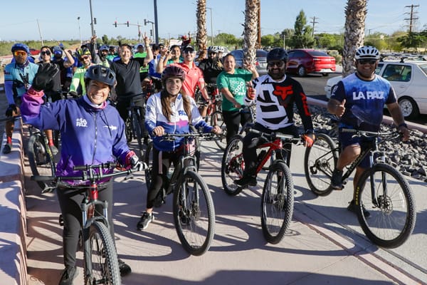 En La Paz sí tenemos calles seguras para la movilidad; Milena Quiroga encabeza el Biciviernes